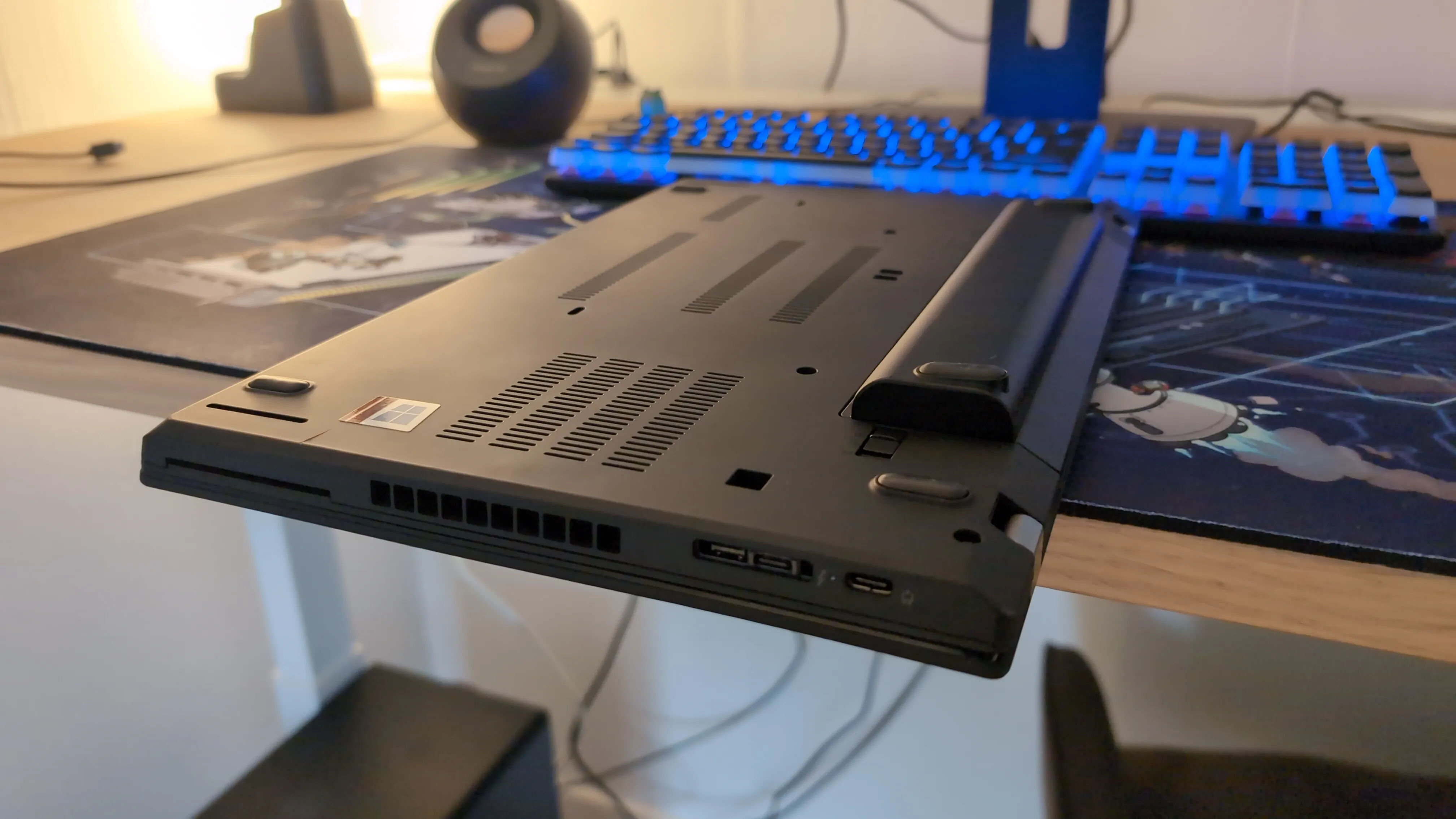 Left side ports